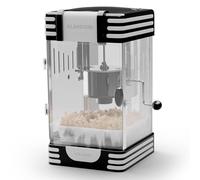Klarstein Machine a Pop Corn au Design Rétro, Machine Pop Corn Maison, Mini Appareil Popcorn de 300W au Style Cinema, Machine a Pop Corn Sucré et Salé, Pop-Corn Maker en Acier Inoxydable pour Enfants
