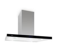 Klarstein Madonna 90cm 624,4 m³/h Hotte îlot Argent A