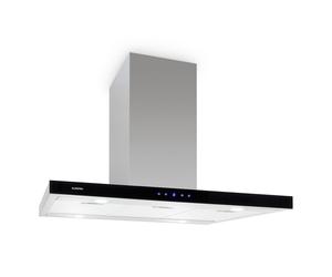 Klarstein Madonna 90cm 624m³/h Hotte d'Îlot Argent A