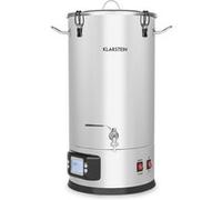 Klarstein Maischfest Cuve de trempage pour brassage de bière maison 25L 1500/3000W - Ecran LCD tactile 5 éléments inox G