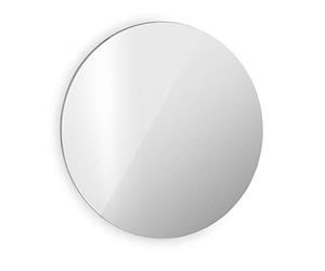 KLARSTEIN Marvel Mirror - radiateur électrique infrarouge, surface miroir, diamètre: env.85 cm, 300 watts, installation murale, fonction d'arrêt automatique, rond, argent