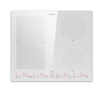 Klarstein Masterzone 60cm Plaque à Induction 4 Feux Blanc