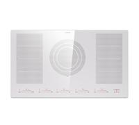 Klarstein Plaque à induction en céramique 9600W – 5 feux avec Flex Zone