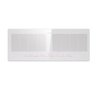 Klarstein Masterzone Slim 90cm 2 Zones Flexibles Plaque à Induction 4 Feux Blanc