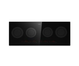 Klarstein Masterzone Slim 90cm Plaque à Induction 4 Feux Noir