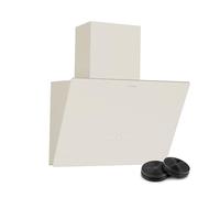 Klarstein MaxAir Hotte Aspirante - 50 cm, Compacte & Puissante, 183-336 m³/h, A++ Énergie, Commande Tactile, Éclairage LED, Silencieuse 50 dB, Crème Vintage, Évacuation & Recirculation