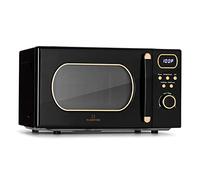 Klarstein Micro-ondes Julieta – Grill 800W, 20 L, acier inoxydable vintage