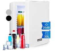 KLARSTEIN Mini Frigo de Chambre de 30L pour Snacks et Boissons, Petit Frigo Top Silencieux, Mini Bar, Petit Réfrigérateur Camping, Mini Frigo Cosmetique, Refrigerateur avec Étagères Réglables, 5-15°C