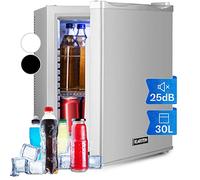 KLARSTEIN Mini Frigo de Chambre de 30L pour Snacks et Boissons, Petit Frigo Top Silencieux, Mini Bar, Petit Réfrigérateur Camping, Mini Frigo Cosmetique, Refrigerateur avec Étagères Réglables, 5-15°C