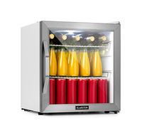 KLARSTEIN Mini Frigo de Chambre et Bureau pour Boisson, Petit Frigo Silencieux, Refrigerateur Mini Bar 47L, Petit Réfrigérateur Camping, Étagères Réglables, Ondulés pour le Vin, Cannette, Beer Fridge