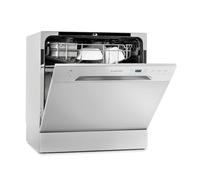 Klarstein Mini Lave Vaisselle de 8 Couvert, Lave-vaisselles Silencieux, 6 Programmes de Lavage, Petit de Table Compact, vaisselle Portable, Facile à Installer pour Maison, Bureau