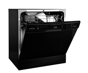 Klarstein Mini Lave-vaisselle de Table Compact de 8 Couvert, Silencieux, 8 Programmes de Lavage, Compact, Portable, Facile à Installer pour Maison, Bureau