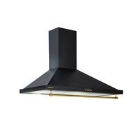 Klarstein Montblanc 90cm 599m³/h Hotte Murale Vintage Noir A