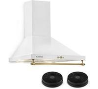 Hotte aspirante murale Klarstein Montblanc 60cm - 610m³-h - classe A - blanc