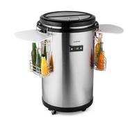 Klarstein Mr Barbot 83cm 50L Frigo à Boisson Professionnel Argent F