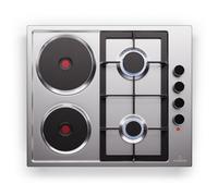 MultiChef 4 Hot Plate table de cuisson électrique et gaz 4 zones de cuisson 2 feux gaz 2 plaques électriques