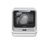 Klarstein Amazonia Mini Lave Vaisselle Compact 7 Programmes 5L Réservoir ou Raccordement Argent Argent