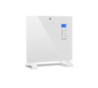Norderney Chauffage à convection thermostat minuterie 1000W - blanc