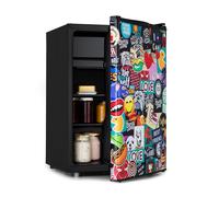 Klarstein Obsidian 44,5cm 72L Mini Frigo Design Stickerbomb E