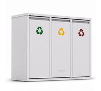 Klarstein Ordnungshüter 3 Poubelle 45 litres