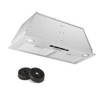 Klarstein Paolo 80cm 520m³/h Hotte Encastrable Blanc APP