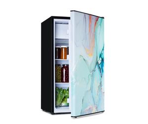 Klarstein Pastel 45cm 79L Mini Frigo Design Marbre E