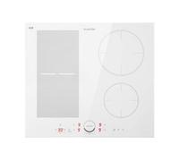 Klarstein Plaque à induction Delicatessa 60 cm 4 feux 7000 W encastrable Blanc