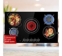 Table de cuisson MultiChef 5 Kombi gaz/vitrocéramique 5 zones