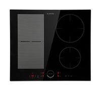 Klarstein Plaque Induction 7000W, Plaque de Cuisson Électrique, 4 Feux Encastrés, Table de Cuisson Encastrable, Contrôle Tactile, Réchaud Électrique pour la Cuisine