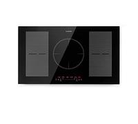 Klarstein Plaque Induction 9300W, Plaque de Cuisson Electrique à Induction, Encastrées 5 Feux, Tables de Cuisson Encastrable, Contrôle Tactile, Rechaud Electrique pour la Cuisine