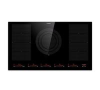 Klarstein Plaque de cuisson en céramique 5 zones combinables 9600 W – Économe en énergie