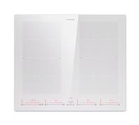 Klarstein Plaques de cuisson en céramique, plaque de cuisson électrique à 4 zones, table de cuisson à induction économe en énergie avec zones combinables, plaque de cuisson électrique de table de 7200