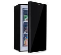 KLARSTEIN Pluto - congélateur 1 zone de refroidissement, thermostat à 5 niveaux, 0 à -18 ° C, avec façade en verre, pieds réglables en hauteur, silencieux, volume 60 litres - noir