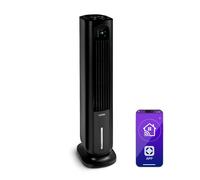 Klarstein Polar Tower Smart 7 L 330 m3/h Rafraîchisseur d'air Noir