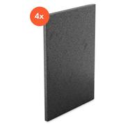 Klarstein Poubelle filtre anti-odeur à charbon actif 5 couches forte absorption des odeurs efficace déchets organiques