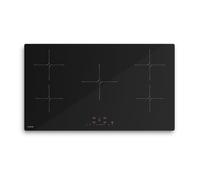 Klarstein Plaque à induction PowerGlide 90cm – 5 zones, 9800W Boost, curseur tactile