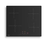 Klarstein PowerGlide Plaque Induction Encastrable 4 Zones 7400W Minuterie Verre Mat Anti-rayures Plaque Cuisson Induction 60cm