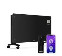 KLARSTEIN Radiateur Electrique 3000W, Convecteur Électrique sur Pied & Mural, Chauffe 30m², Silencieux, Thermostat, Minuterie, Contrôle App & Télécommande, Sécurité Enfant, Noir