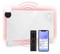 Bansin Crystal Smart radiateur à convection 2500 W 5 - 50 °C contrôle par application