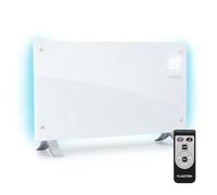 Klarstein Radiateur à convection Bornholm 2000 W - Jusqu'à 40 m², Écran LCD, Minuterie, Blanc