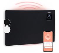 Klarstein Radiateur Electrique Smart à Faible Consommation d'Energie, 1500W Chauffage Electrique d'Intérieur avec Thermostat, Chauffage d'Appoint Portable avec Roulettes, Radiateurs Mural Silencieux