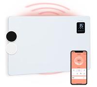 Klarstein Radiateur Electrique Smart à Faible Consommation d'Energie, 1500W Chauffage Electrique d'Intérieur avec Thermostat, Chauffage d'Appoint Portable avec Roulettes, Radiateurs Mural Silencieux