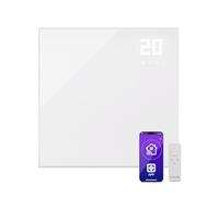 Klarstein Radiateur électrique mural 360W IP24 – Chauffage salle de bain infrarouge WiFi, thermostat