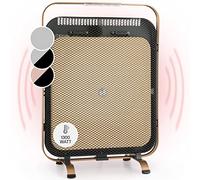 Klarstein Radiateur Infrarouge, Chauffage Infrarouge 1300W, Chauffage Portable en Aluminium, d'Appoint avec Marbre de Rétention de Chaleur, Thermostat, Antigel, Faible Conso d'Énergie