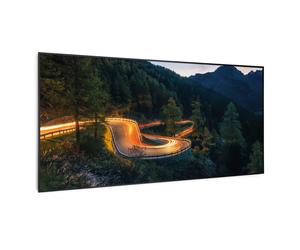Klarstein Radiateur infrarouge intelligent Wonderwall Air Art route de montagne