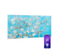 Klarstein Radiateur Infrarouge Mural Intelligent, Chauffage Infrarouge 700W, Panneau Chauffant Infrarouge, APP Mobile, Radiateur Electrique Extra Plat, Salle de Bain, Sans CO2, Faible Conso d'Energie