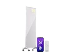 Klarstein Wonderwall Bornholm Smart 400 W Panneau infrarouge 100 x 30 cm Blanc