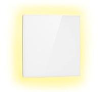 Klarstein Radiateurs Chauffage Radiant Electrique IP44, Chauffage salle de bain infrarouge Intelligent WiFi et App, Radiateur Electrique Mural 500W, Heater avec Détection Fenêtre Ouverte, Thermostat