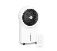 KLARSTEIN Rafraichisseur d’Air, Refroidisseur d’Air Portable 6L, Télécommande, Minuterie, Roulettes, Ventilateur Climatiseur pour Chambre 30m², White