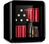 Klarstein Réfrigérateur à boissons 48 L PopLife 0-10°C design rétro Mini bar Mini Frigo Noir Noir